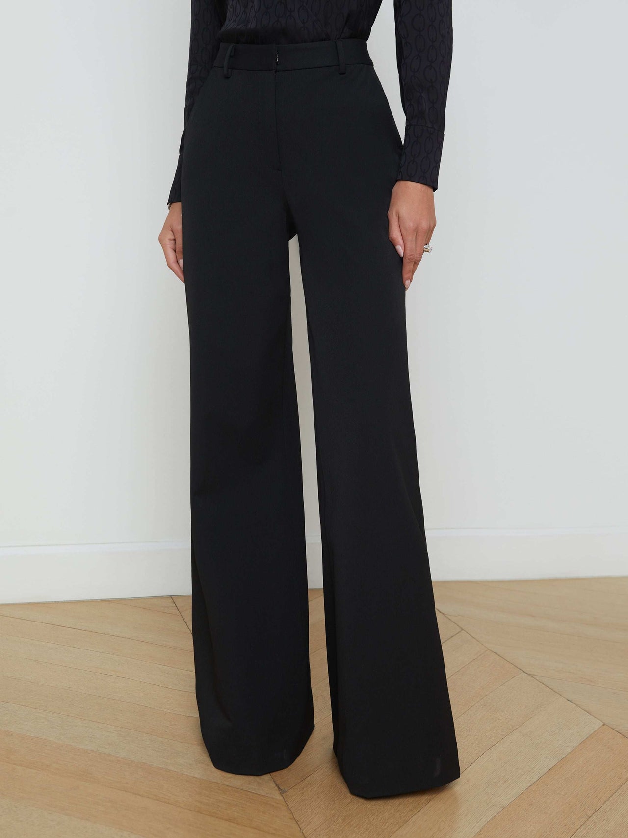 Pilar Wide-Leg Pant in Classic Black