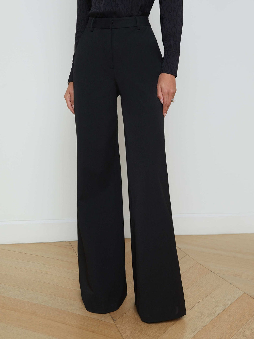 Pilar Wide-Leg Pant in Classic Black