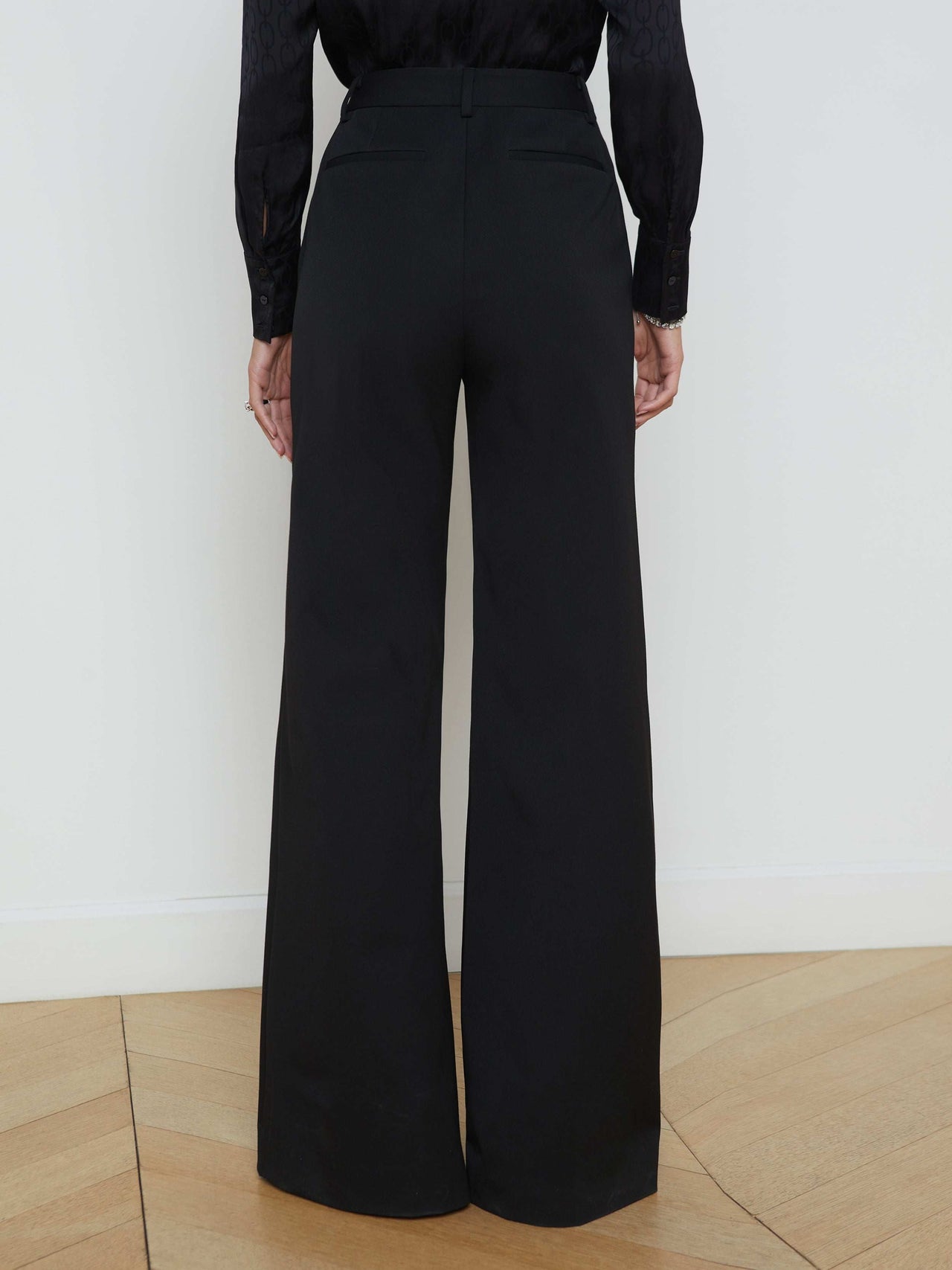 Pilar Wide-Leg Pant in Classic Black