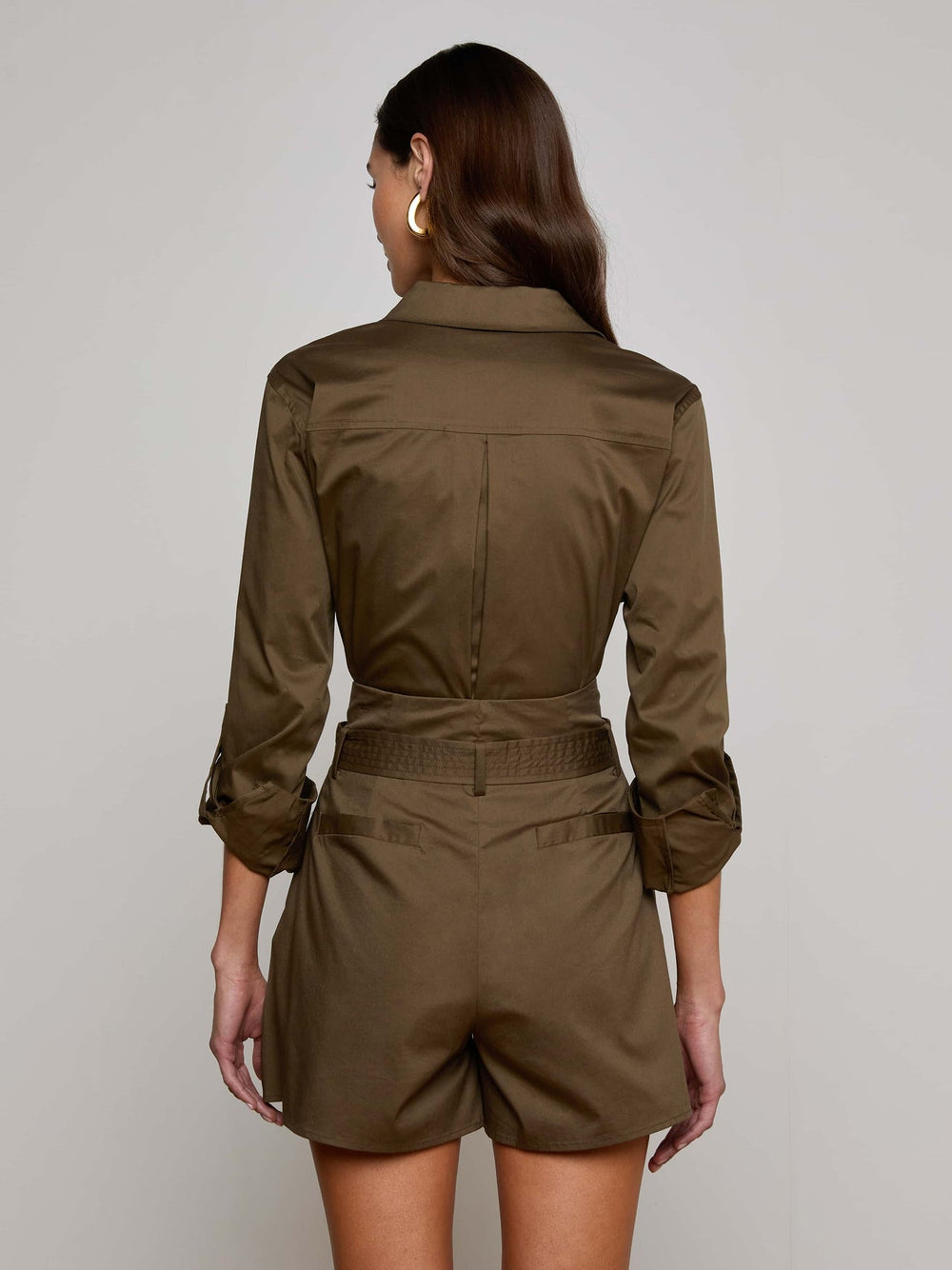Pearson Safari Blouse in Pine