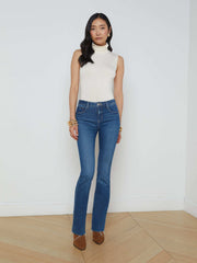 Ceci Sleeveless Turtleneck in Vintage White