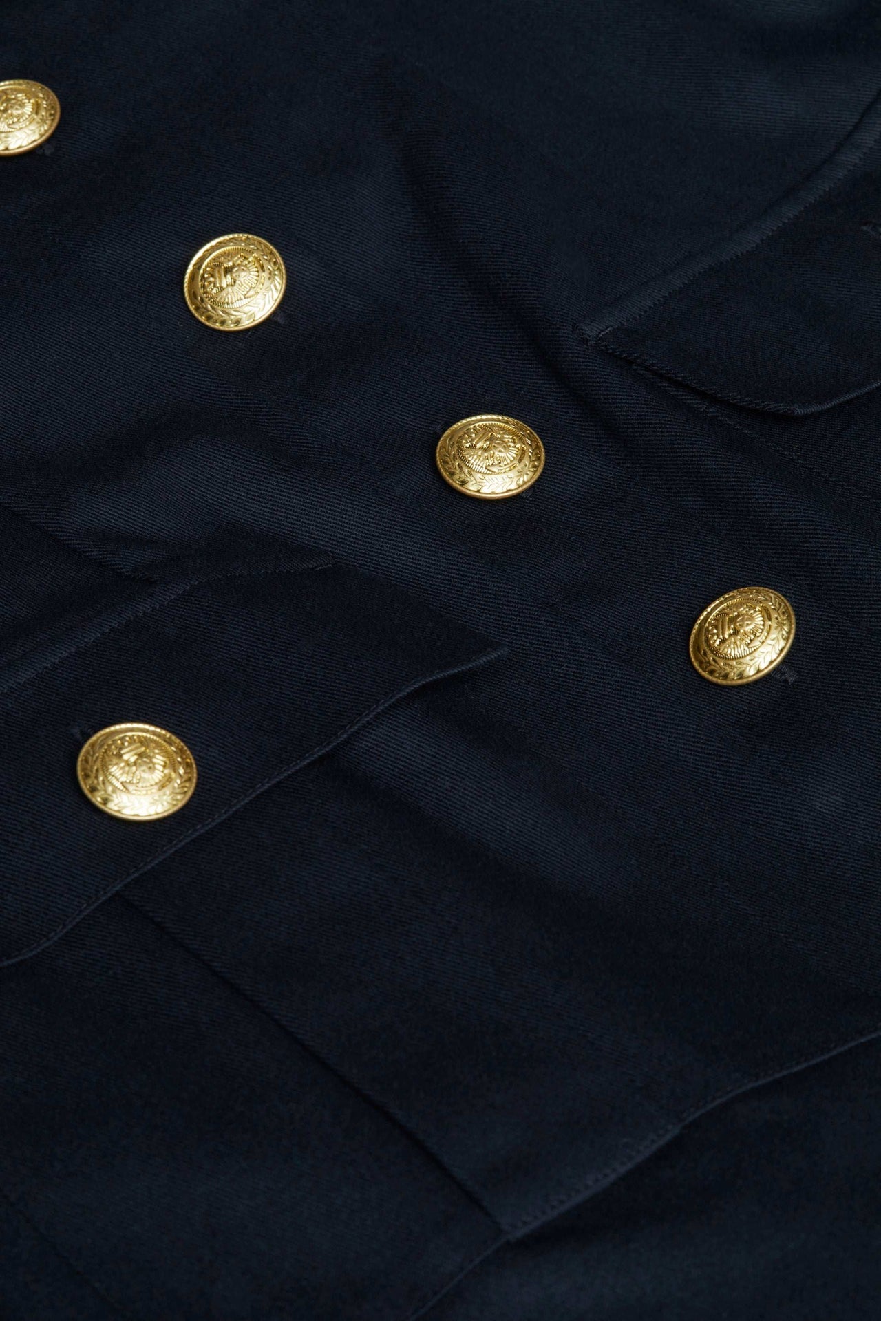 Idy Button-Front Tank Dress in Black/Gold