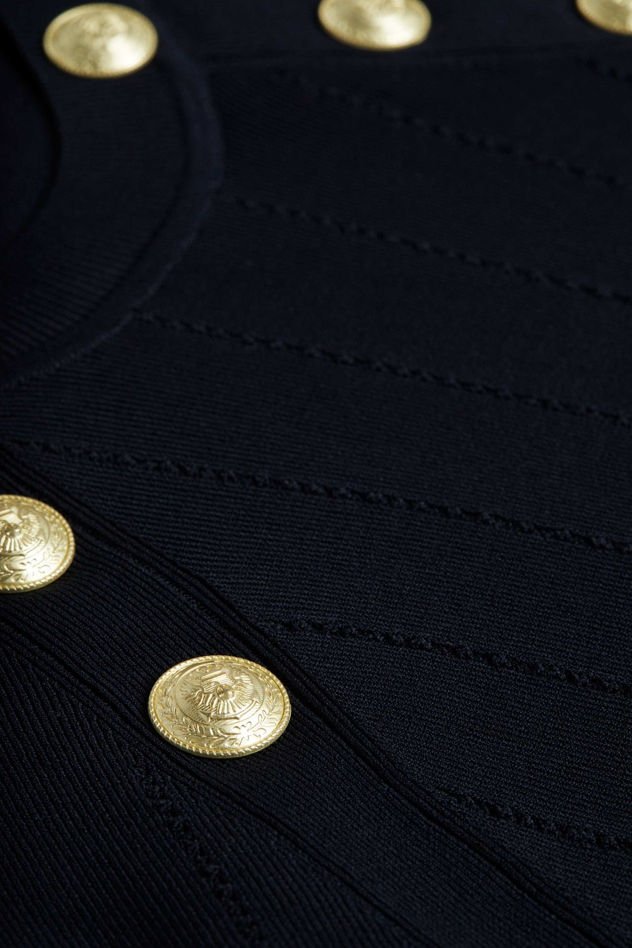 Gretchen Pullover in Black/Gold