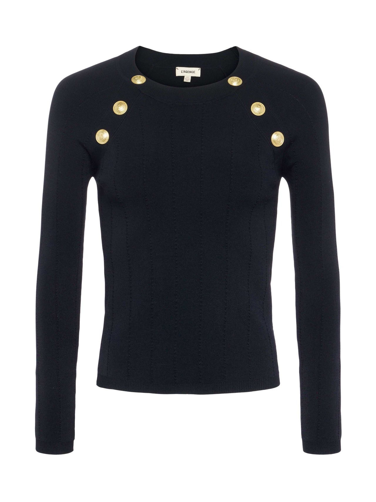 Gretchen Pullover in Black/Gold
