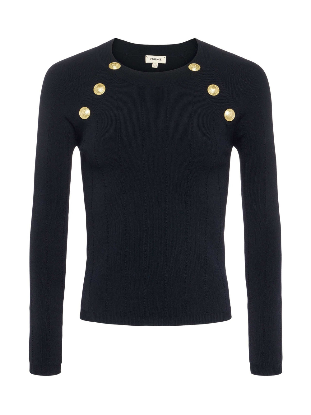 Gretchen Pullover in Black/Gold