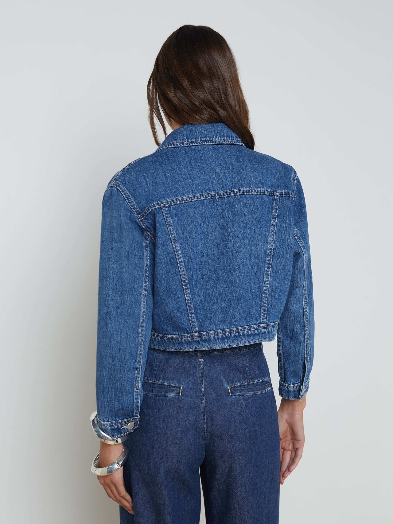 Koda Cropped Jean Jacket in Glendora