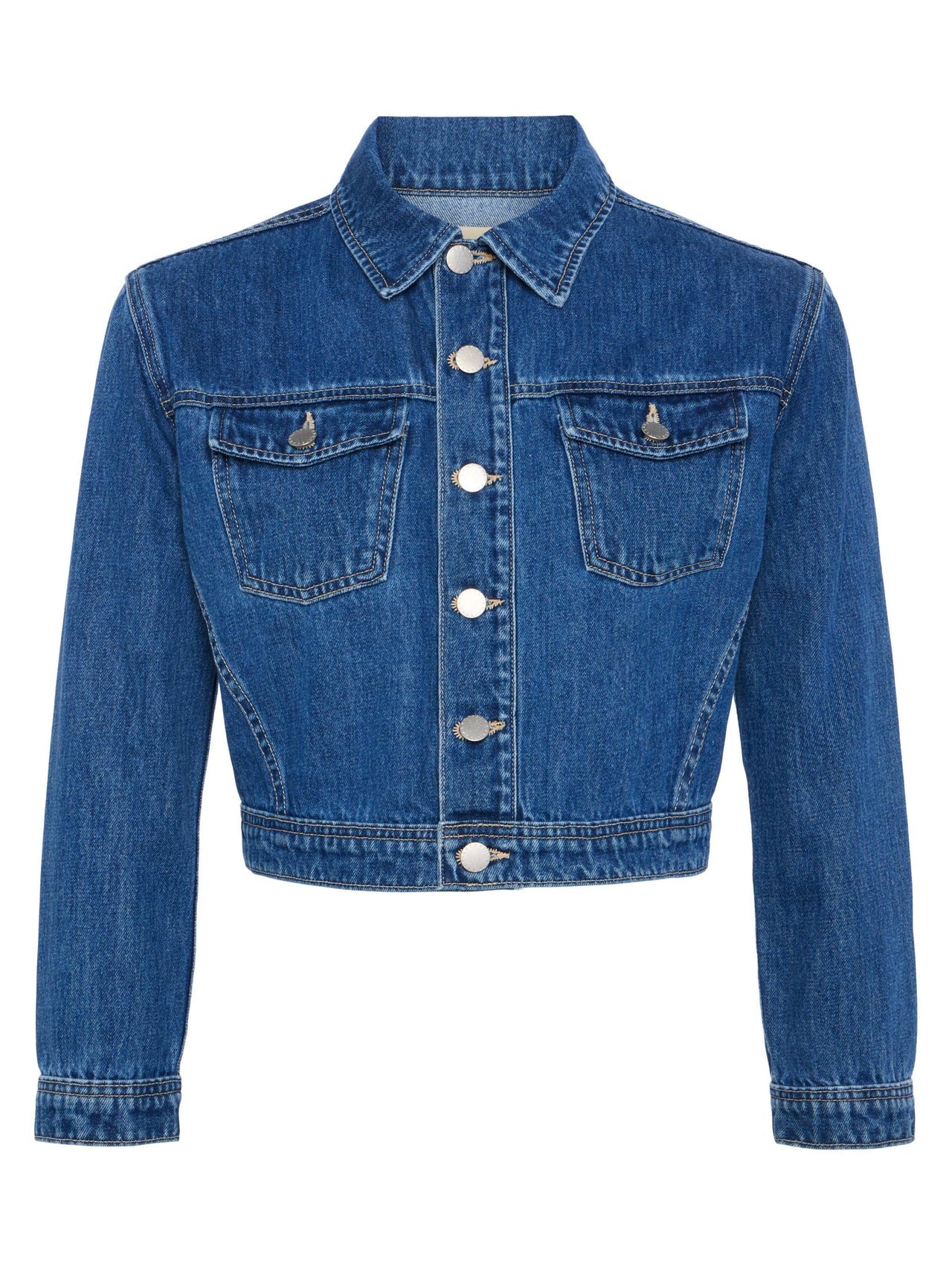 Koda Cropped Jean Jacket in Glendora