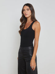 Adira Scoopneck Tank in Black