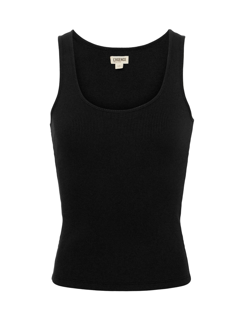 Adira Scoopneck Tank in Black