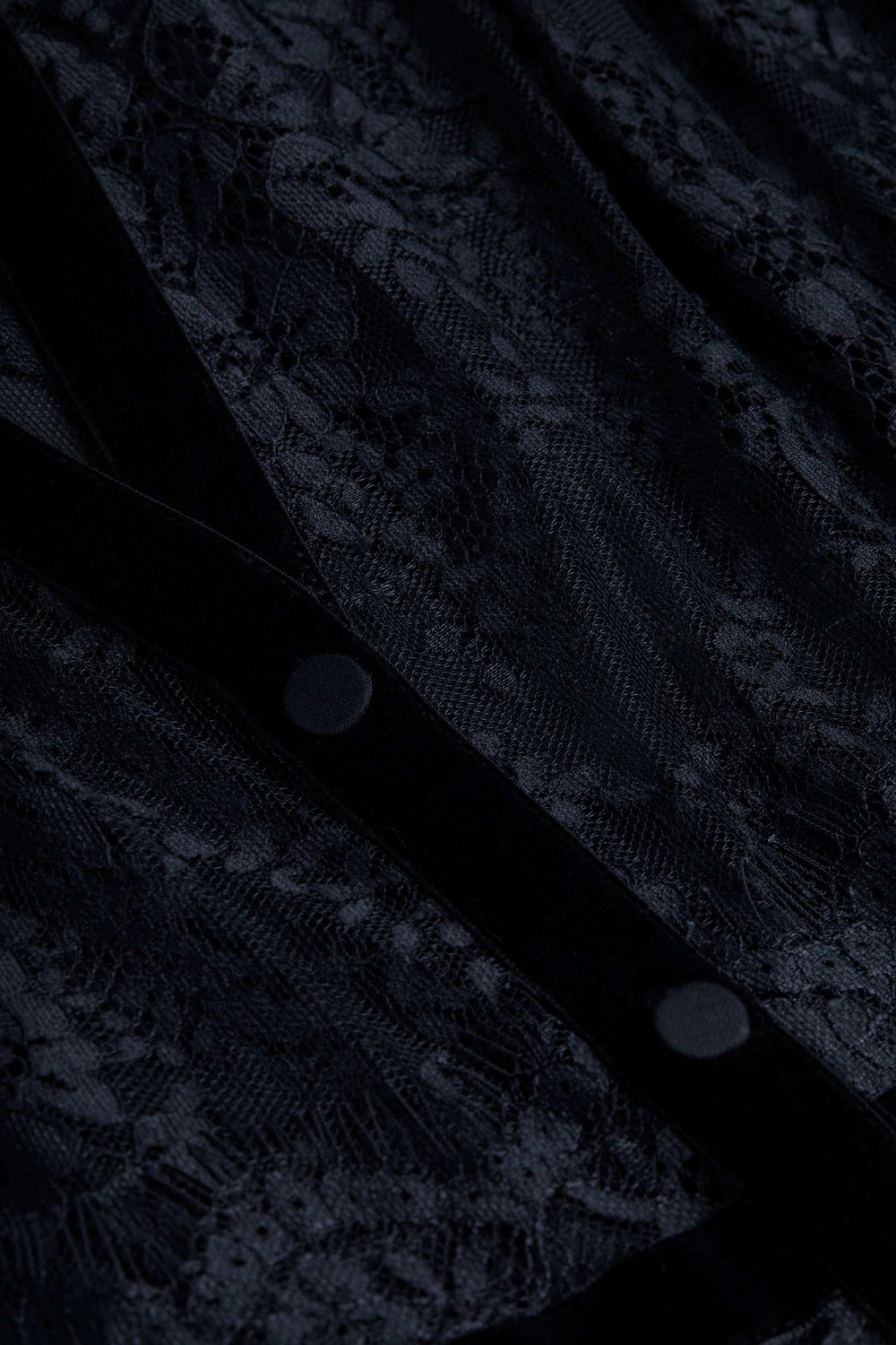 Poe Lace Maxi Dress in Black