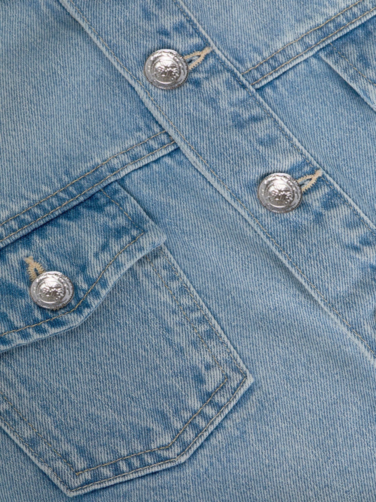 Koda Cropped Jean Jacket in Fontana