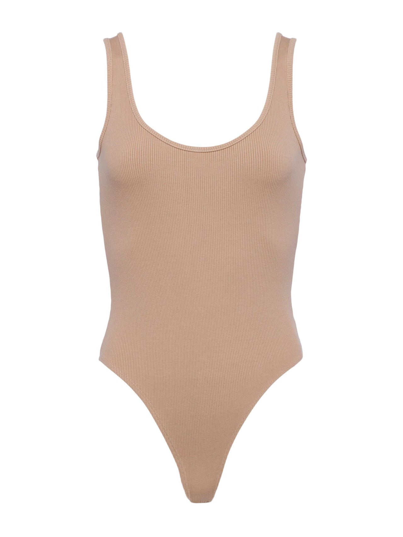 Nica Scoopneck Bodysuit in Cappuccino