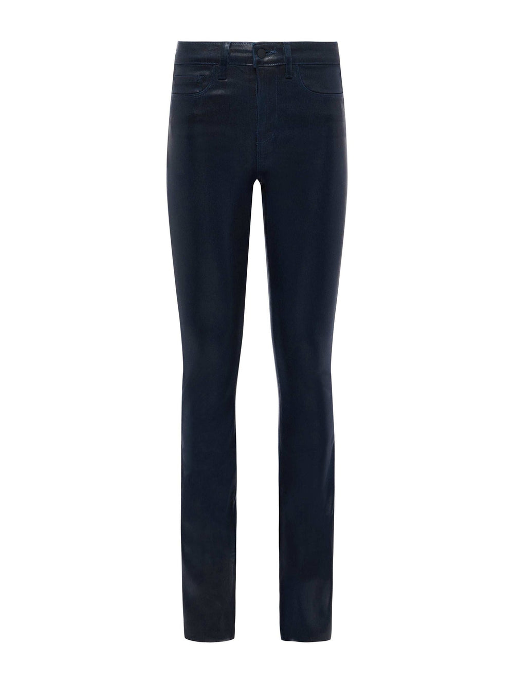 Ruth Coated Straight-Leg Jean in Metro Coated