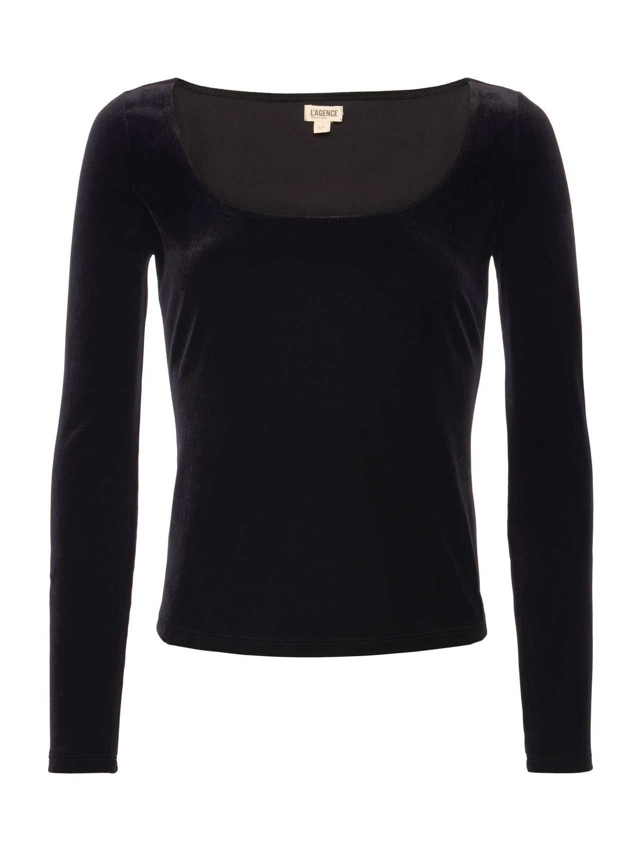 Jelena Velvet Top in Black