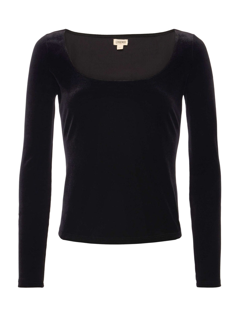 Jelena Velvet Top in Black