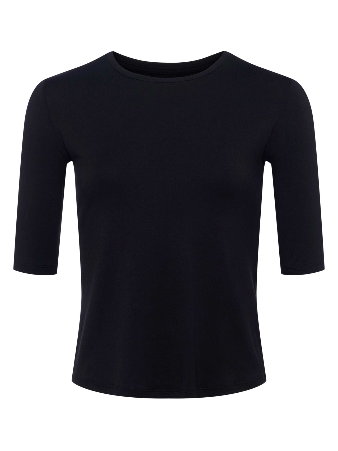 Saundra Jersey Tee in Black