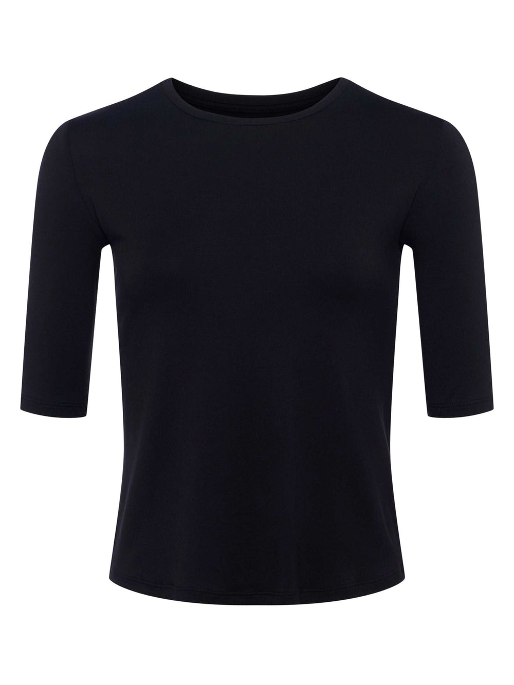 Saundra Jersey Tee in Black