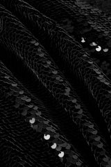 Karma Sequin Maxi Dress in Black
