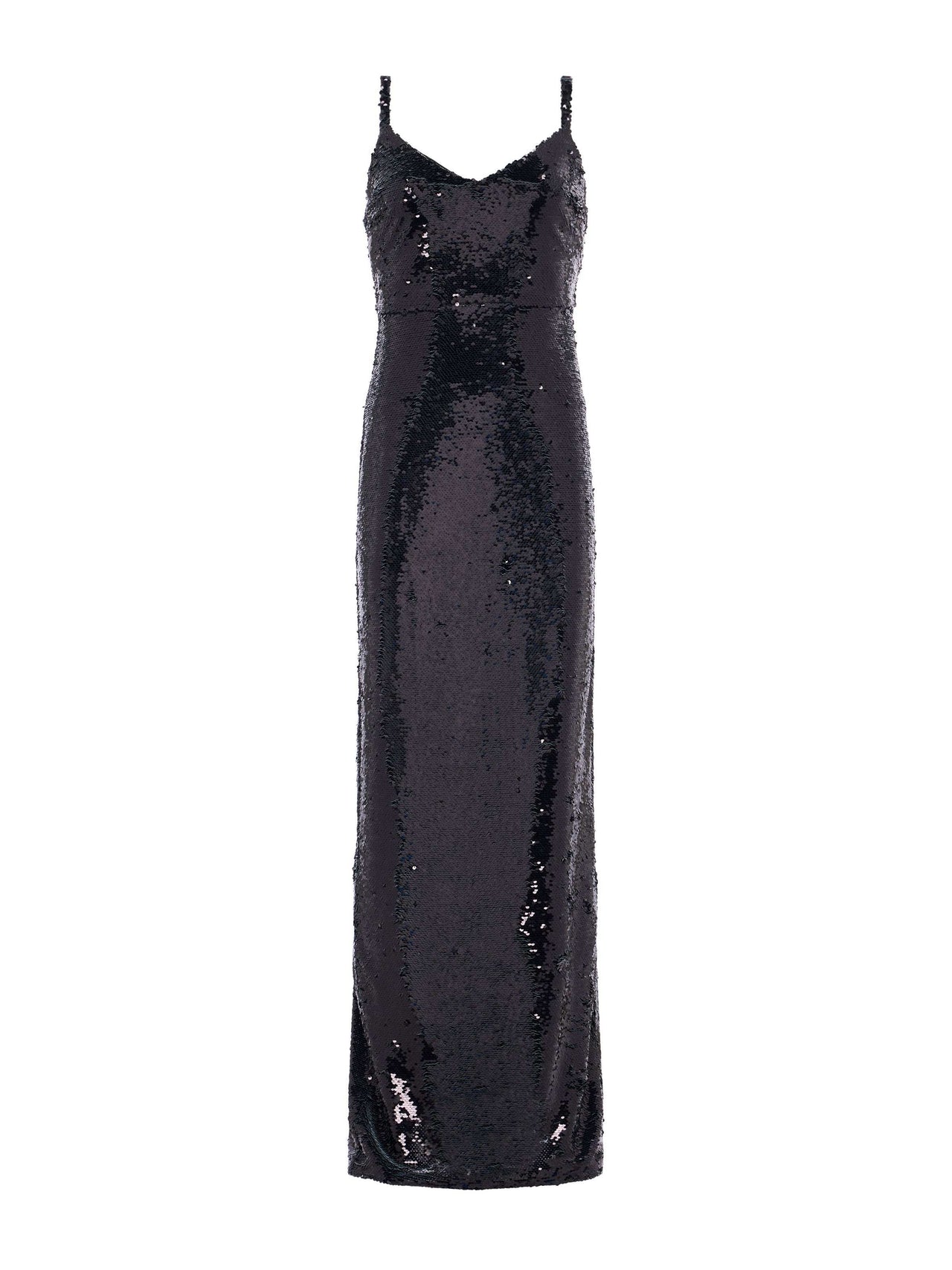 Karma Sequin Maxi Dress in Black