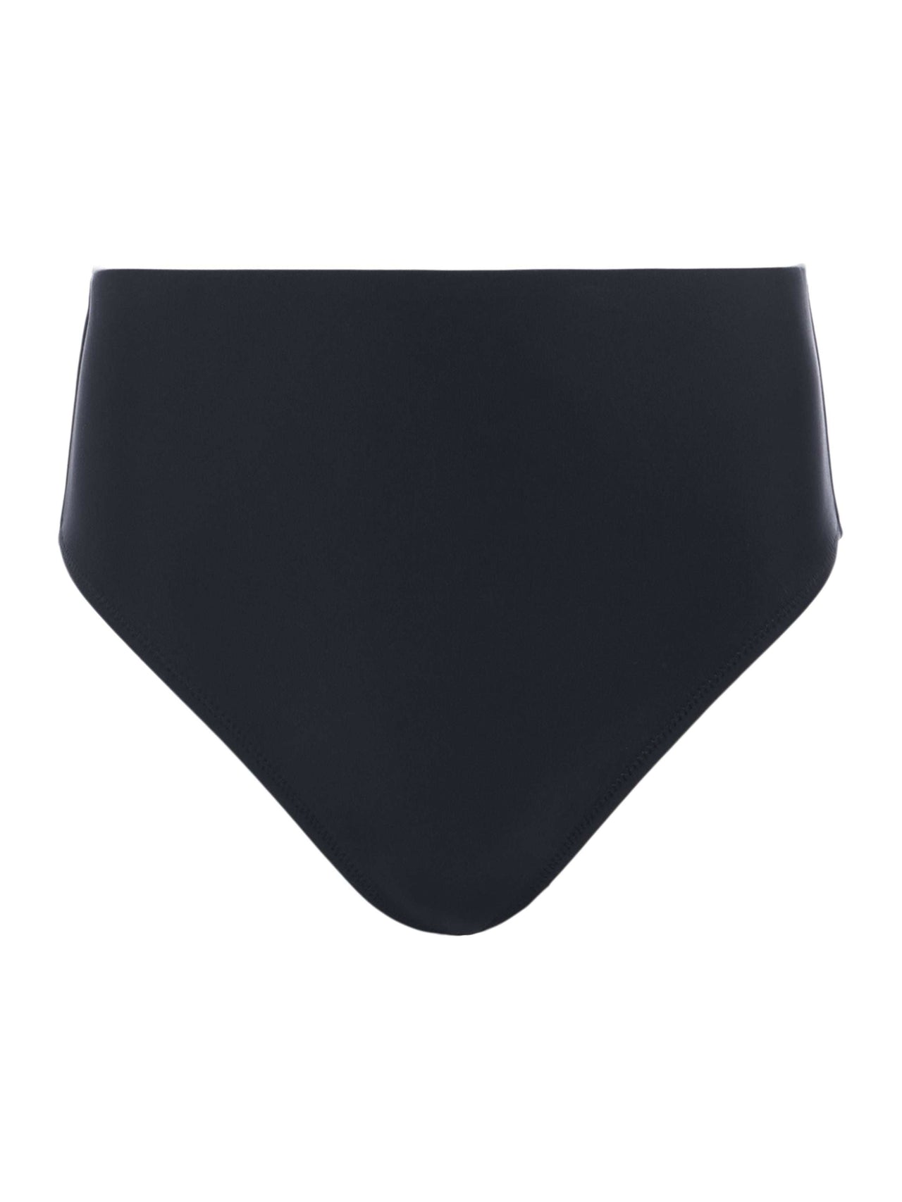 Vanessa High-Waisted Bikini Bottom in Black