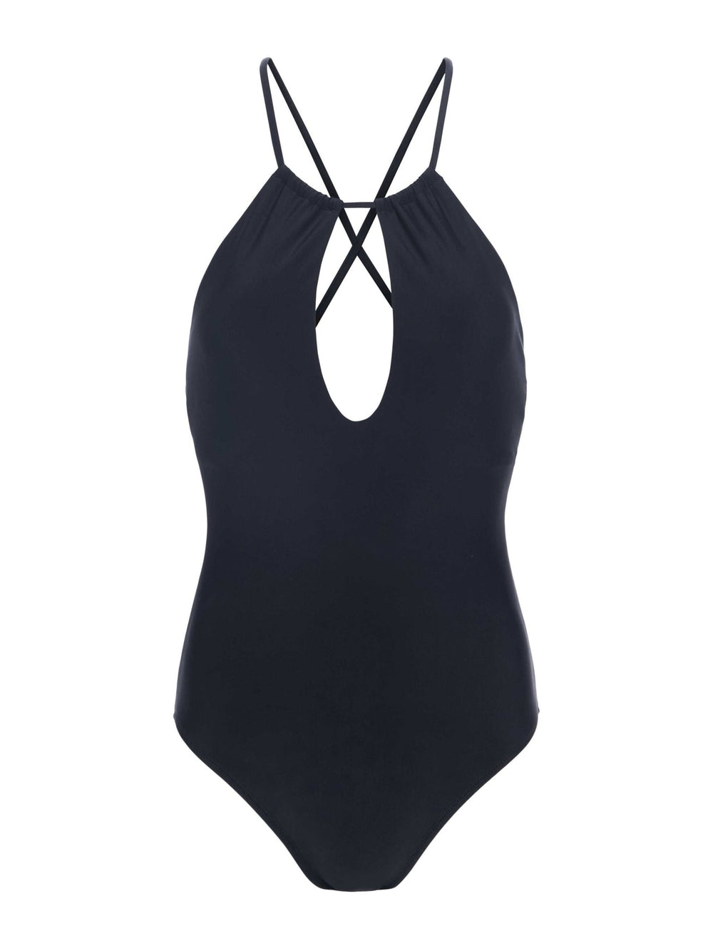 Belle Keyhole One-Piece in Black