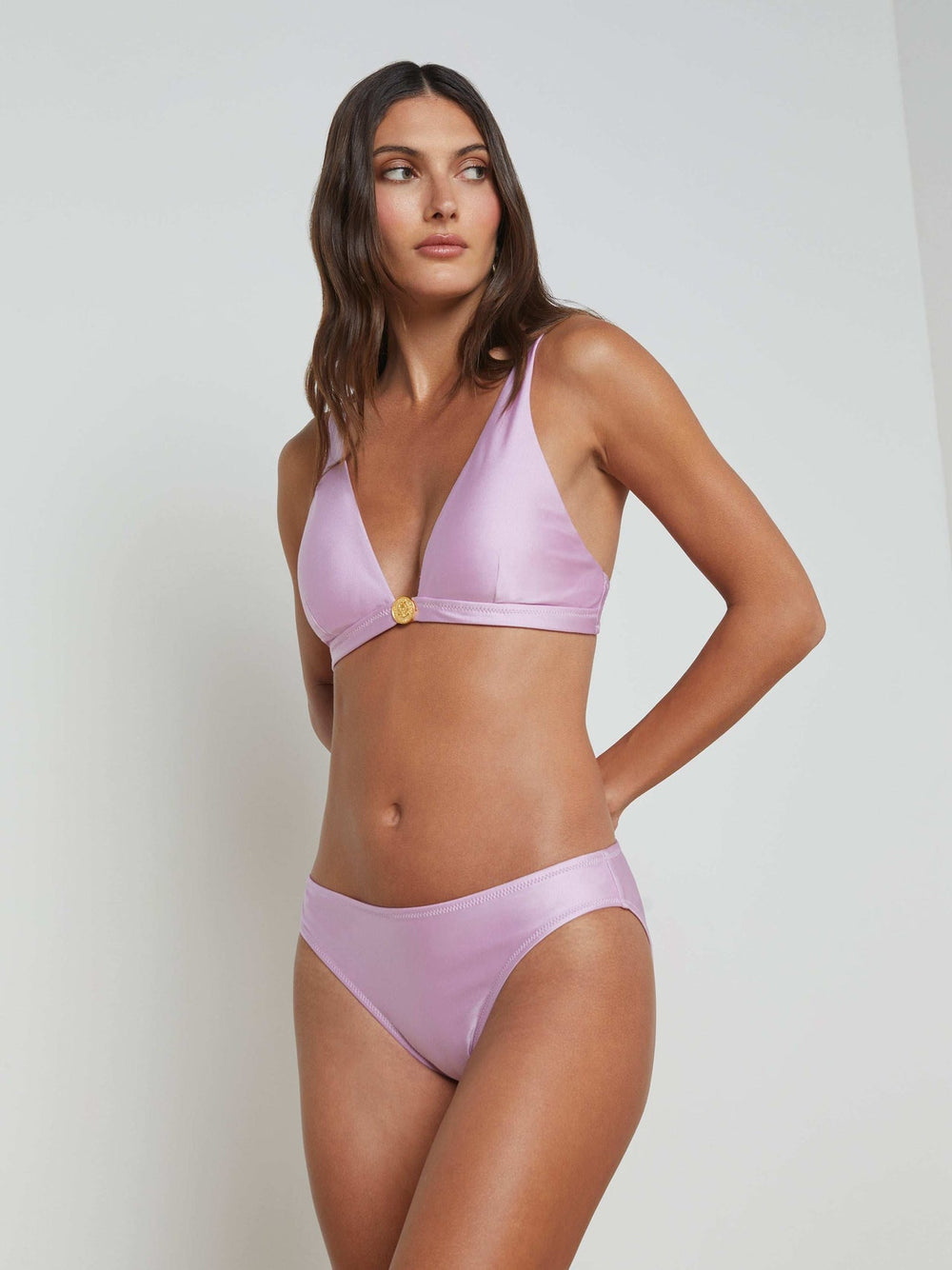Nicole Bikini Bottom in Light Violet