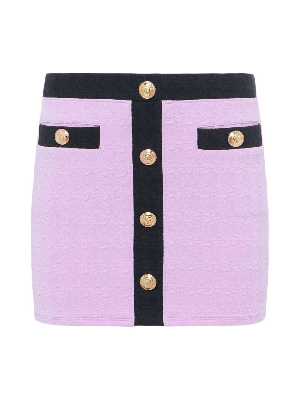Coco Mini Skirt Cover-Up in Light Violet/Black