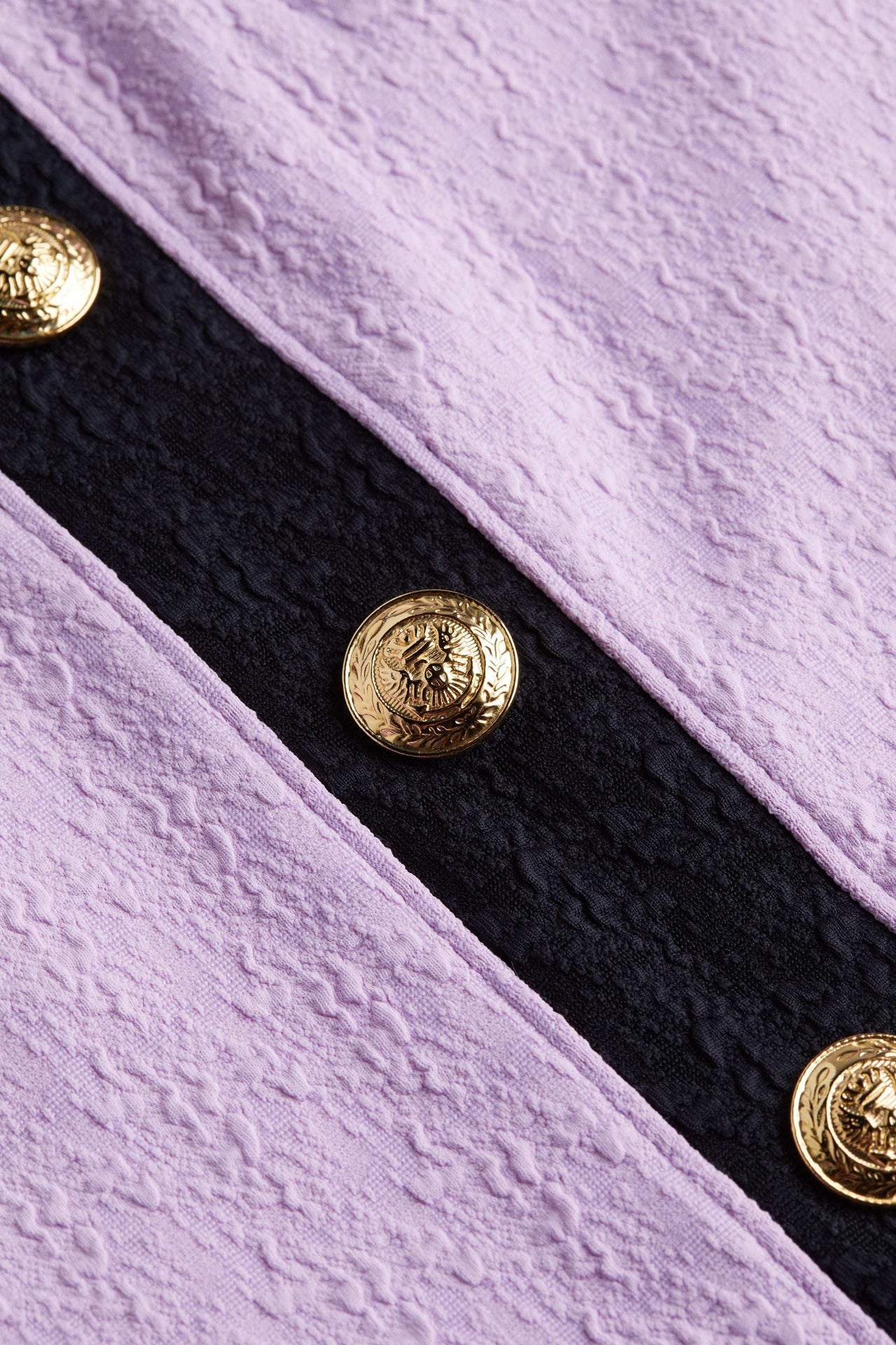 Adaline Cardigan Cover-Up in Light Violet/Black