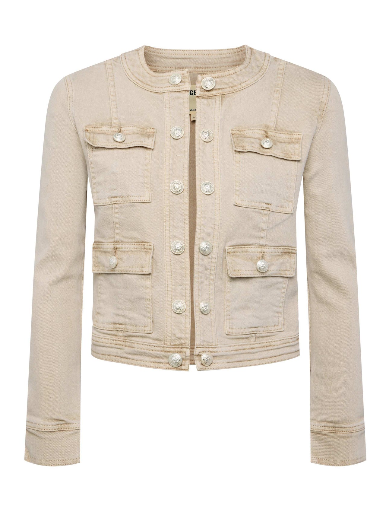 Yari Jean Jacket in Biscuit
