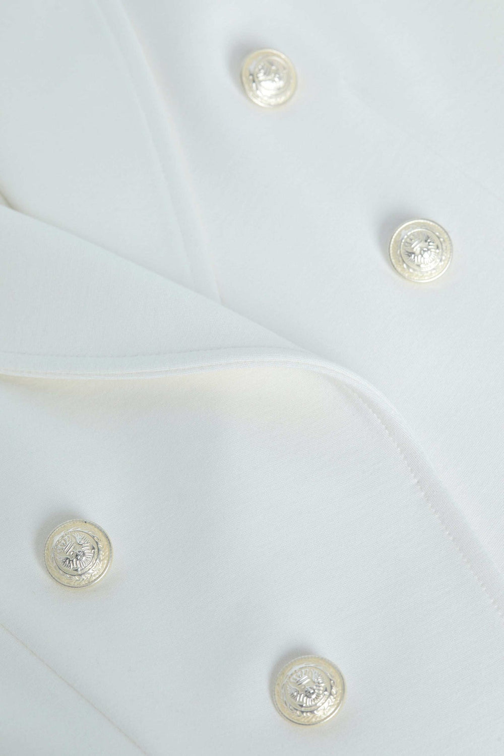 Wayne Open-Front Blazer in Ivory