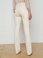 Selma Coated Bootcut Jean in French Vanilla Coated