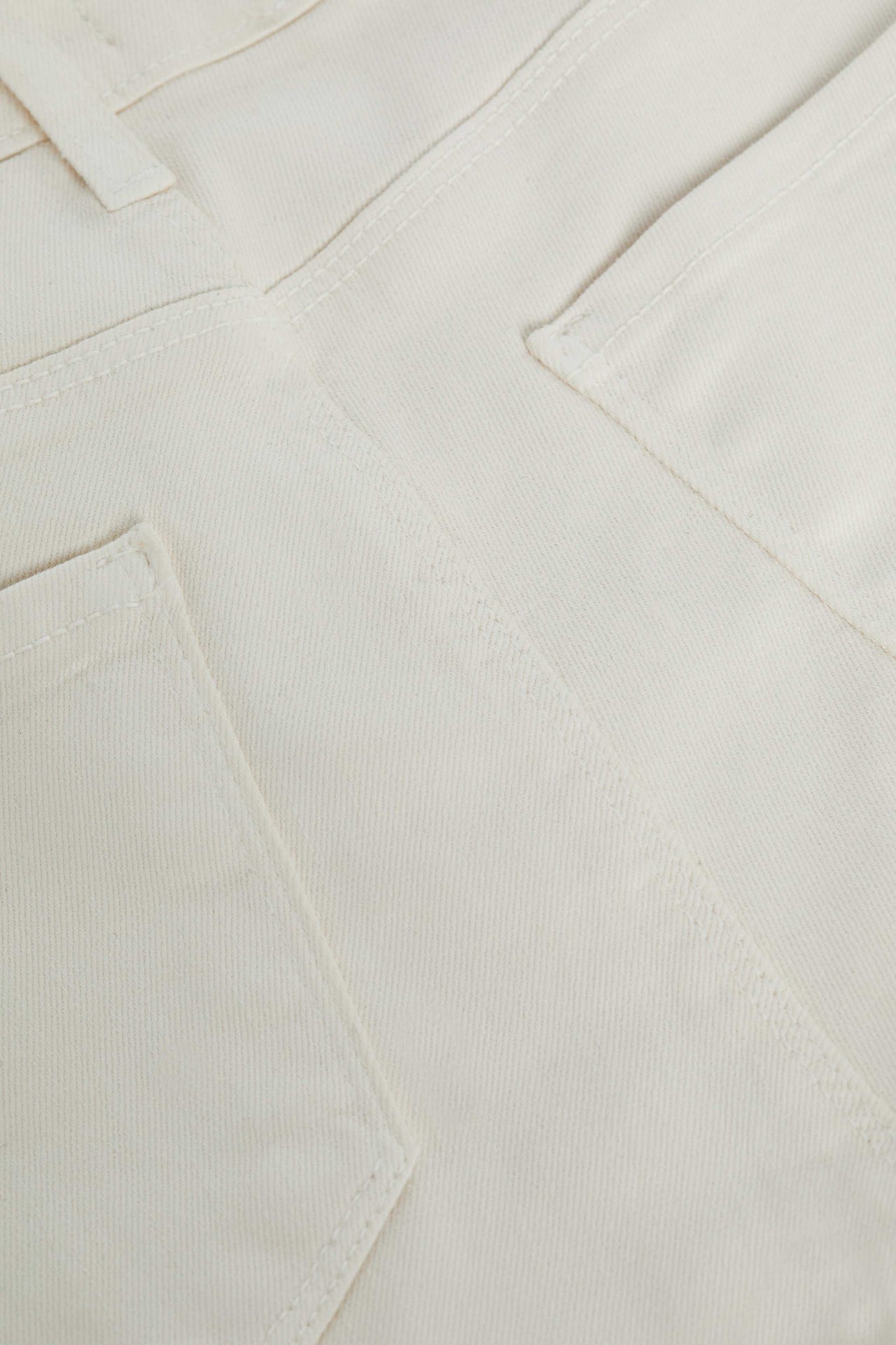 Selma Coated Bootcut Jean in French Vanilla Coated