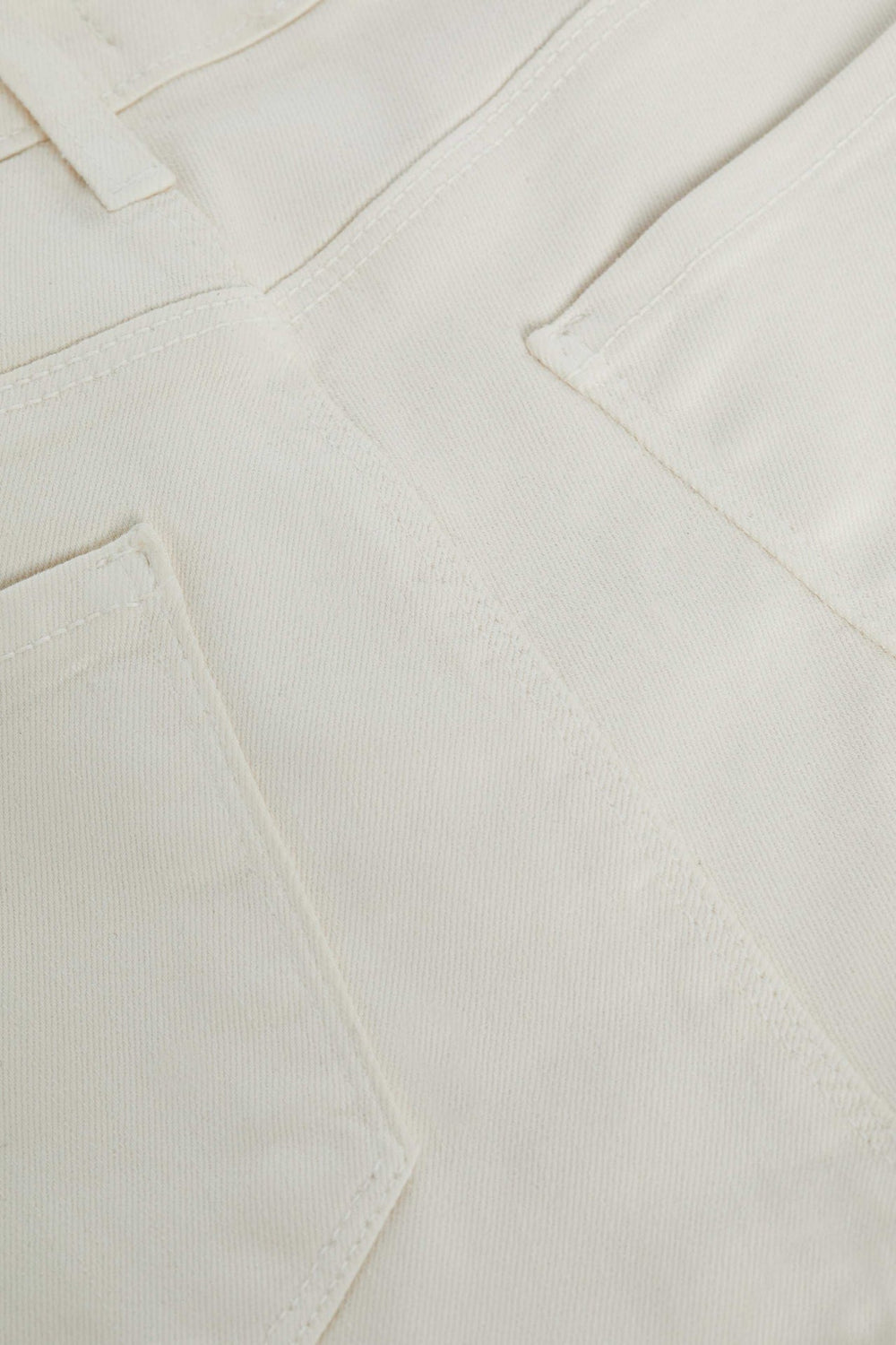 Selma Coated Bootcut Jean in French Vanilla Coated