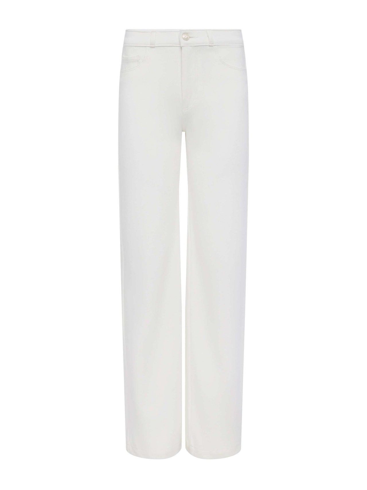 Clayton Wide-Leg Pant in Ivory