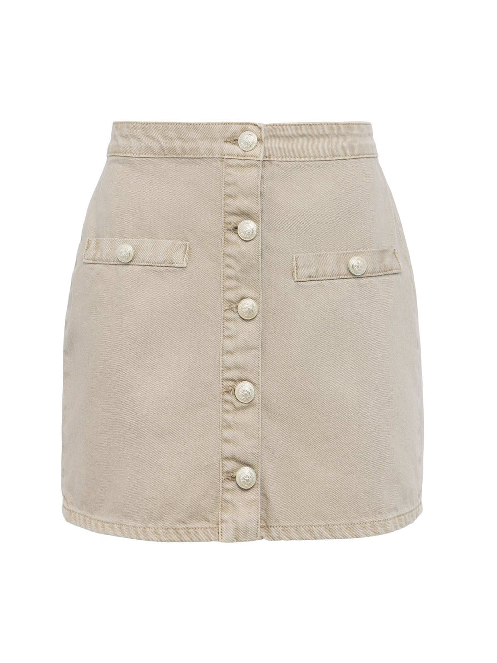 Kris Jean Mini Skirt in Biscuit