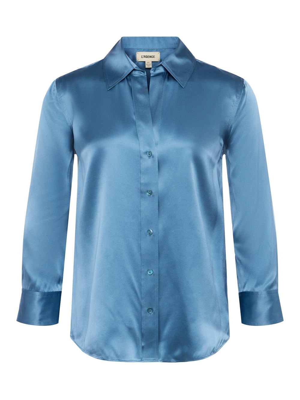 Dani Silk Blouse in Blue Mist