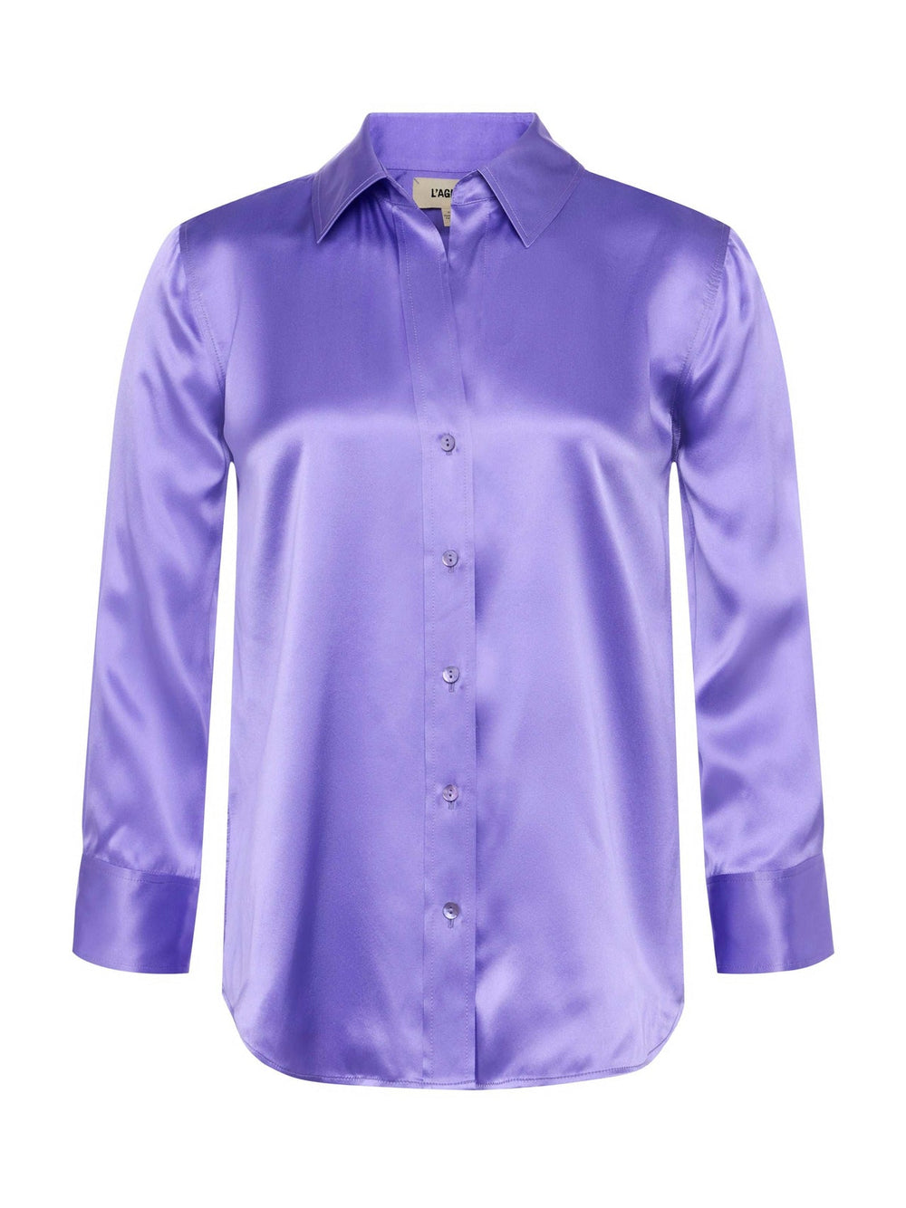 Dani Silk Blouse in Electric Purple