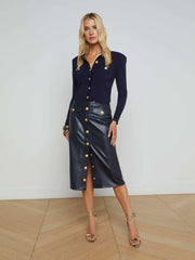 Toulouse Cardigan in Midnight/Gold